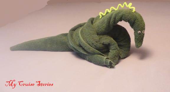 how to fold cruise ship towel animals