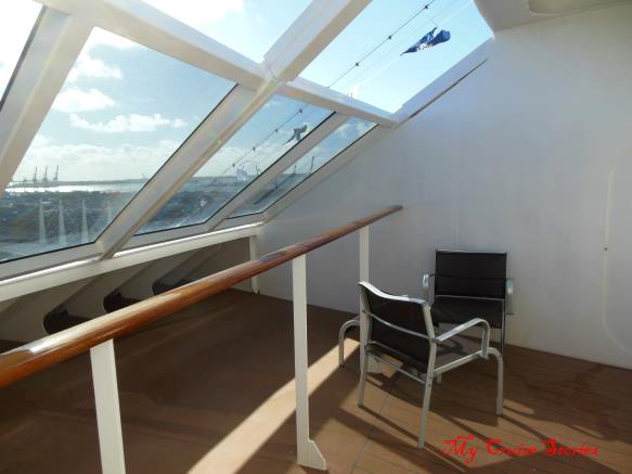 cruise ship suite verandah