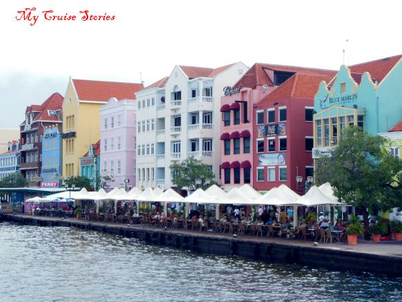 row of colorful buildings