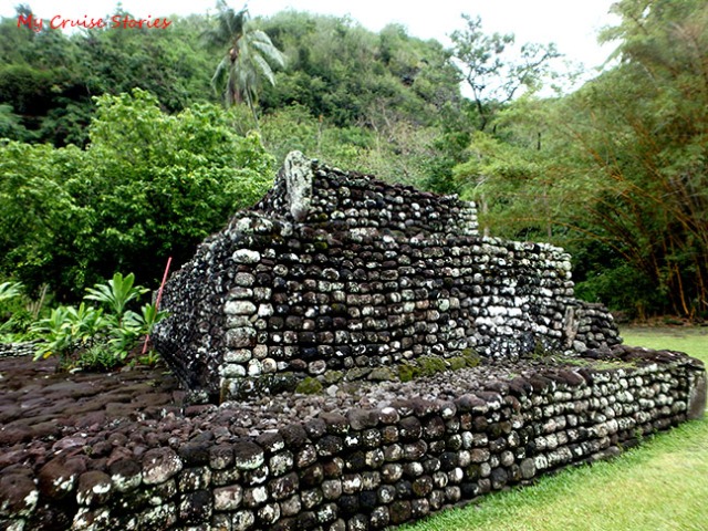 ancient Tahitian temple