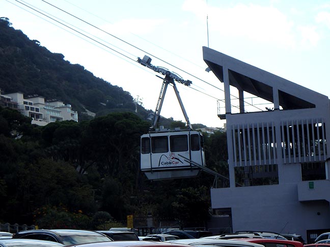 cable car in Gibraltar